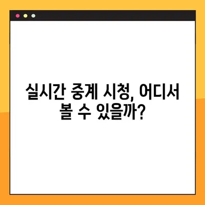 파리올림픽 2024 핸드볼 생중계 & 경기 일정 완벽 정복 | 실시간 시청, 방송 채널, 선수 정보