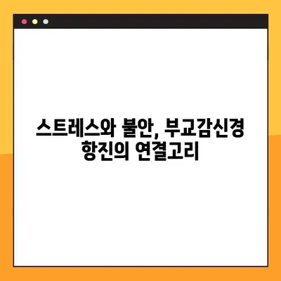 부교감신경 항진 증상, 원인과 관리 방법| 나에게 필요한 해결책 찾기 | 부교감신경, 스트레스, 불안, 건강