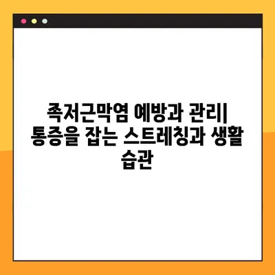 발뒤꿈치 통증의 주범, 족저근막염| 증상, 치료, 스트레칭 완벽 가이드 | 발뒤꿈치 통증, 족저근막염, 스트레칭, 치료법
