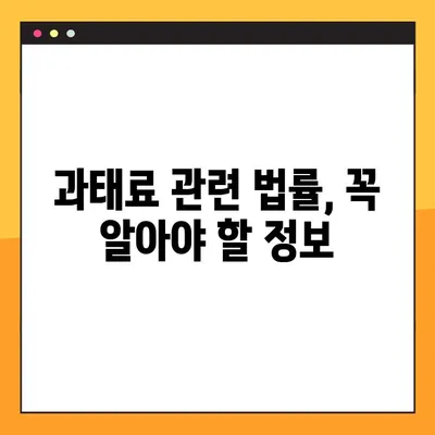 과태료 고지서 받지 않는 꼼수? - 경찰 피셜 주의! | 과태료, 벌금, 납부, 면제, 법률